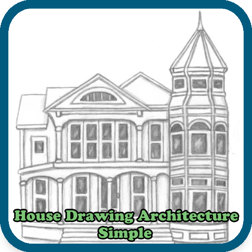 House Drawing Architecture Simple icon