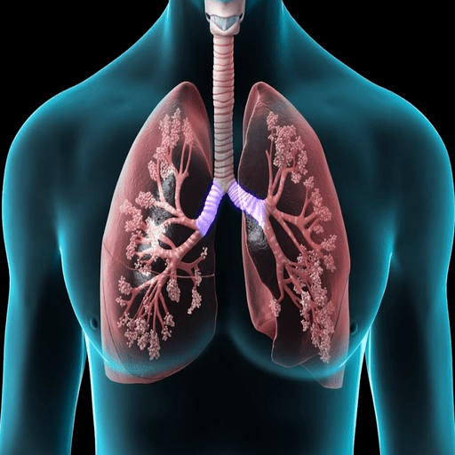 Test your lung health in a simple way icon