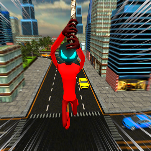 Stickman Rope Hero Crime City Vegas icon