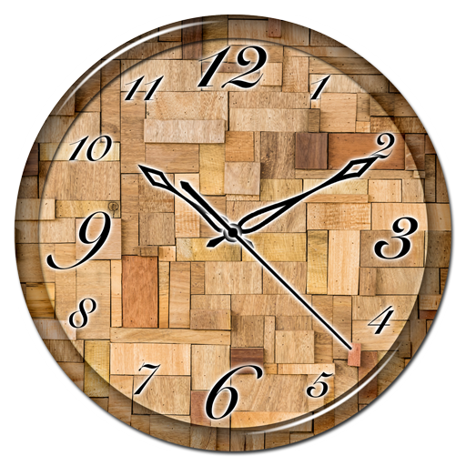 Wooden Clock Live Wallpaper icon