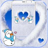 милый Снеговик снег зима тема Snow Winter on 9Apps