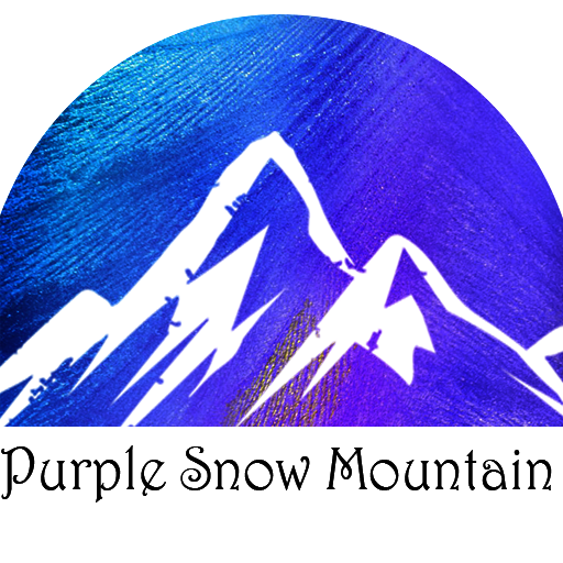 Purple Snow Mountain Theme icon