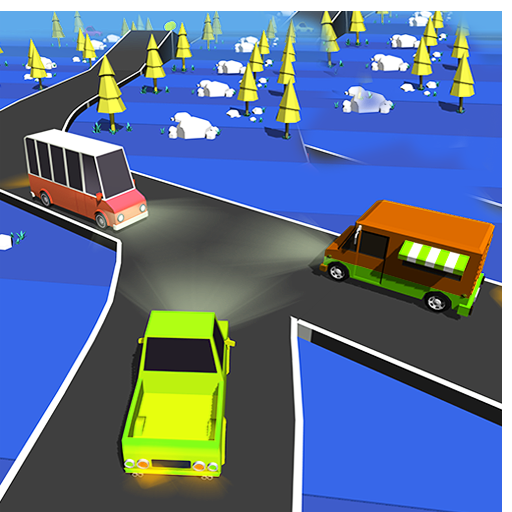 Traffic Road Cross Fun Game icon