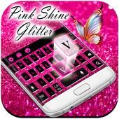 pink shining gem keyboard icon