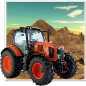 Tractor farming simulator 3D icon