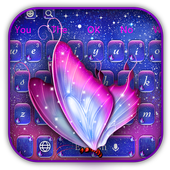 Colorful Starry Butterfly Keyboard आइकन