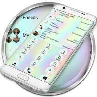 Dialer Holographic Gray Theme on 9Apps