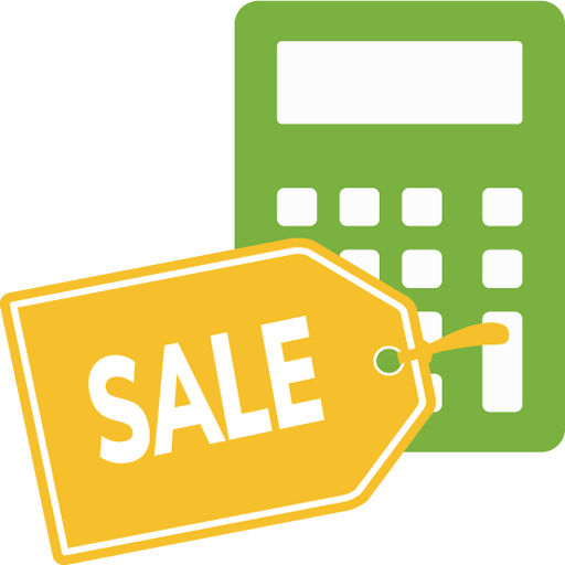 Discount calculator icon