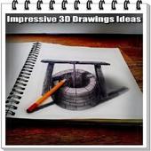 Impressive 3D Drawings Ideas icon