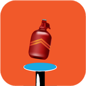 Challenge Bottles Water Flipping icon