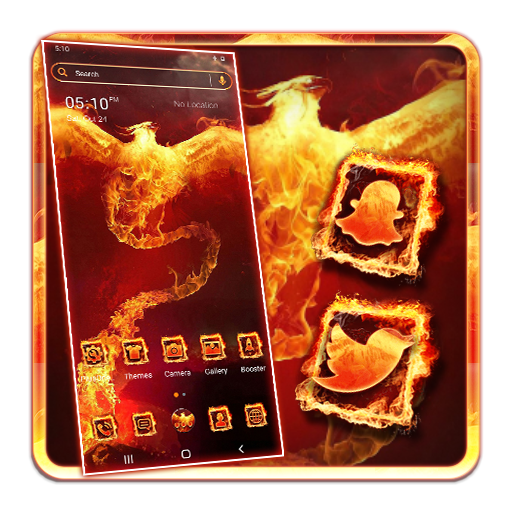 Fire Phoenix Theme icon