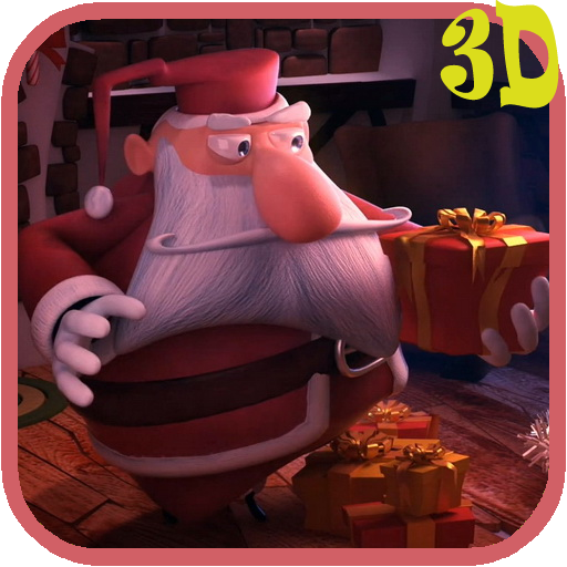 Christmas Santa 3D. Wallpaper icon