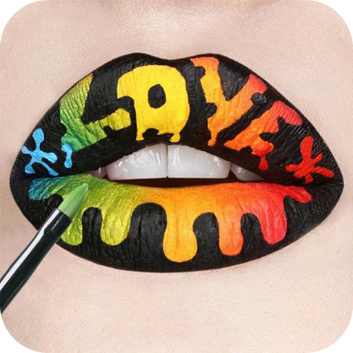 Lip Art Lipstick: Makeup games icon