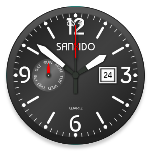 Analog Uhr Live Hintergrund иконка