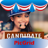 USA President Election Sticker icon