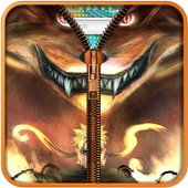 Kurama vs Naruto ZipScreenLock icon