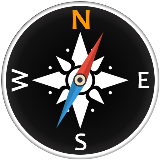 Gyro Compass 3D True North Finder with GPS Maps icon
