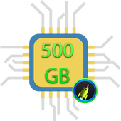 500 GB Storage Space Cleaner : 500 GB RAM Booster icon