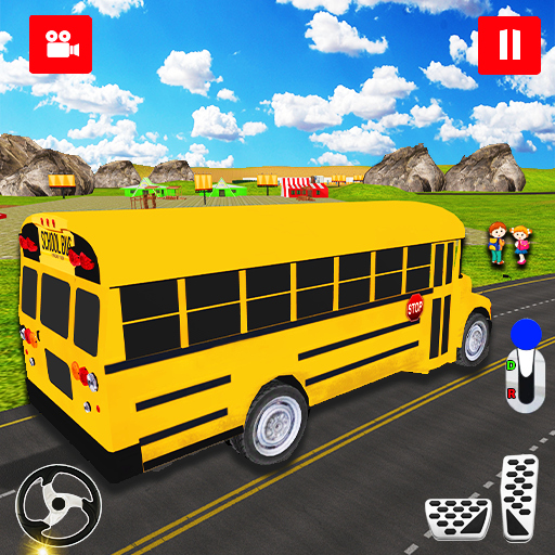 Driving School Bus Games Real 3D Bus Driver 2020 icon