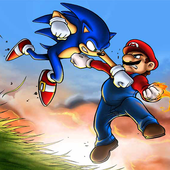 Super Sonic VS Super Mario Bros Tips icon