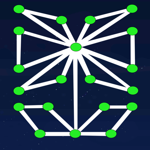 One Line Touche Puzzle Drawing icon