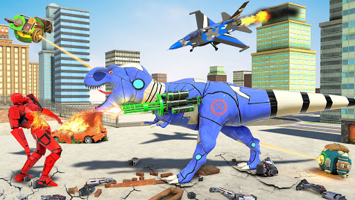Dinosaur Robot Car Games screenshot 1