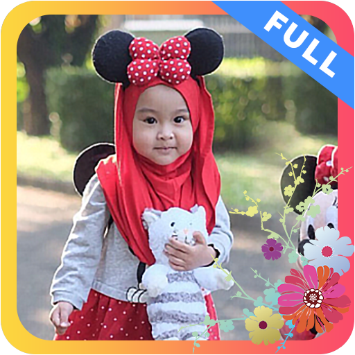 Cute Kids Hijab Fashion Kids Muslim Photo Editor icon