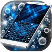 Keyboard Theme Blue Stars on 9Apps