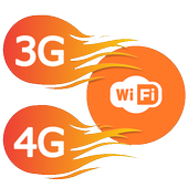 تسريع الانترنت 3G,4G,WIFI أيقونة