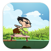 Mr-Bean Super jump Adventure أيقونة