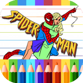 Coloring Book for Spider hero icon