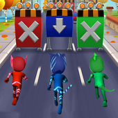Subway Pj Runner Dash Masks Adventure 3D icon