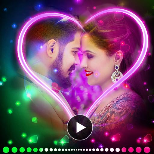 Heart Effect on Photo Video Status Maker icon