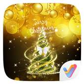 Golden Xmas Parallax V Launcher Theme on 9Apps