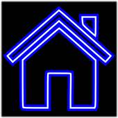 Blue Neon Free Theme on 9Apps