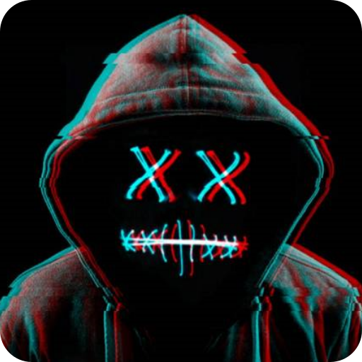 Glitch Black Wallpapers - HD 4K Backgrounds icon