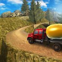 Uphill Cement Truck Driving 3D