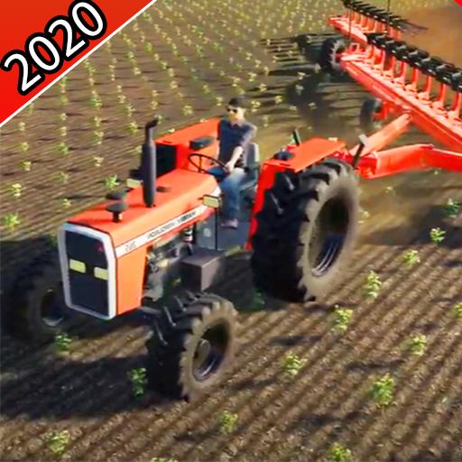 Memandu Tractor Harvest: Village Simulator icon