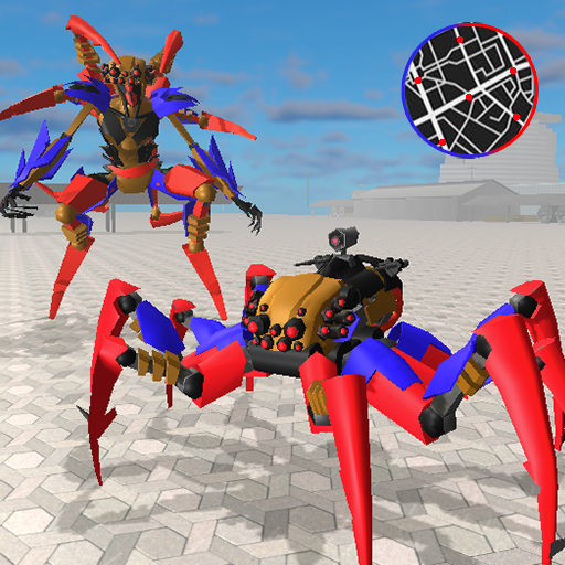 Spider robot transform - Robot icon