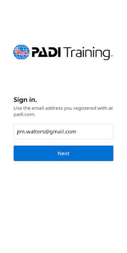 PADI Training screenshot 1