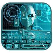 ai robot future keyboard blue on 9Apps