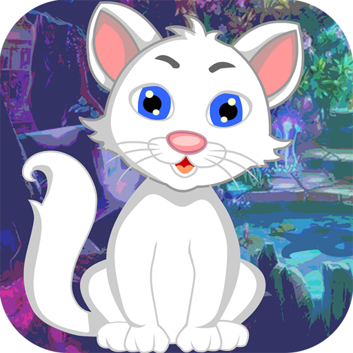 Kavi Escape Game 540 White Cat Rescue Game icon
