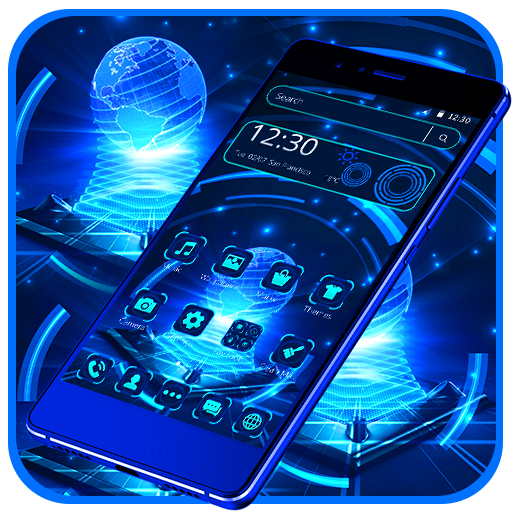 Blue Tech Light Theme icon