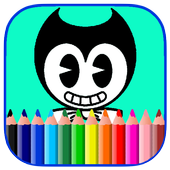 Coloring Bendy icon
