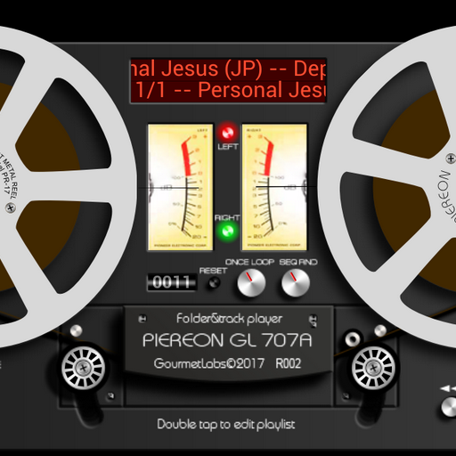Piereon GL-707A folder player vintage VU-meter icon