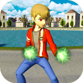 Super Ben Alien Hero : Alien Flames Fighting Mania icon