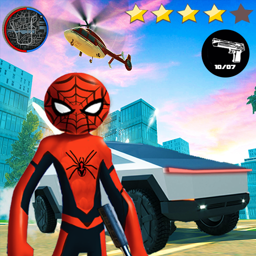 Stickman Police Dog Chase Crime Simulator icon