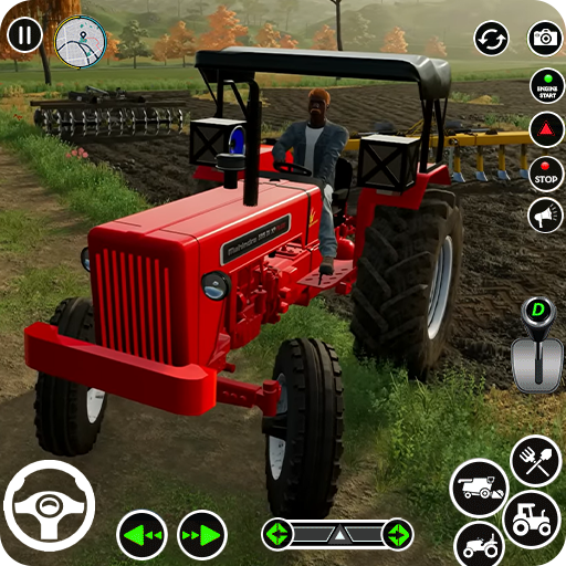 US Tractor Farming Games 3d icon