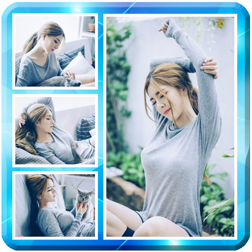 ग्रिड फोटो फ्रेम कला icon