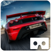 CAR RACE CARDBOARD icon